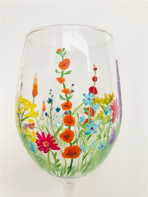 Paint your own wine glass