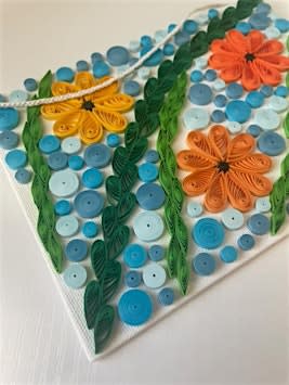Introduction to Paper Quilling craft workshop in Montgomery County, Md.