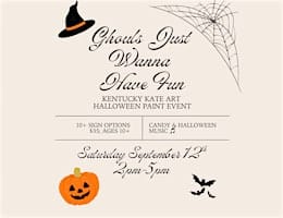 Ghouls Just Want To Have Fun Paint Event