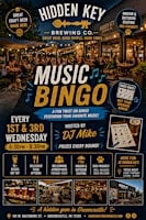 Music Bingo at Hidden Key Brewing Co. (Greencastle, PA)