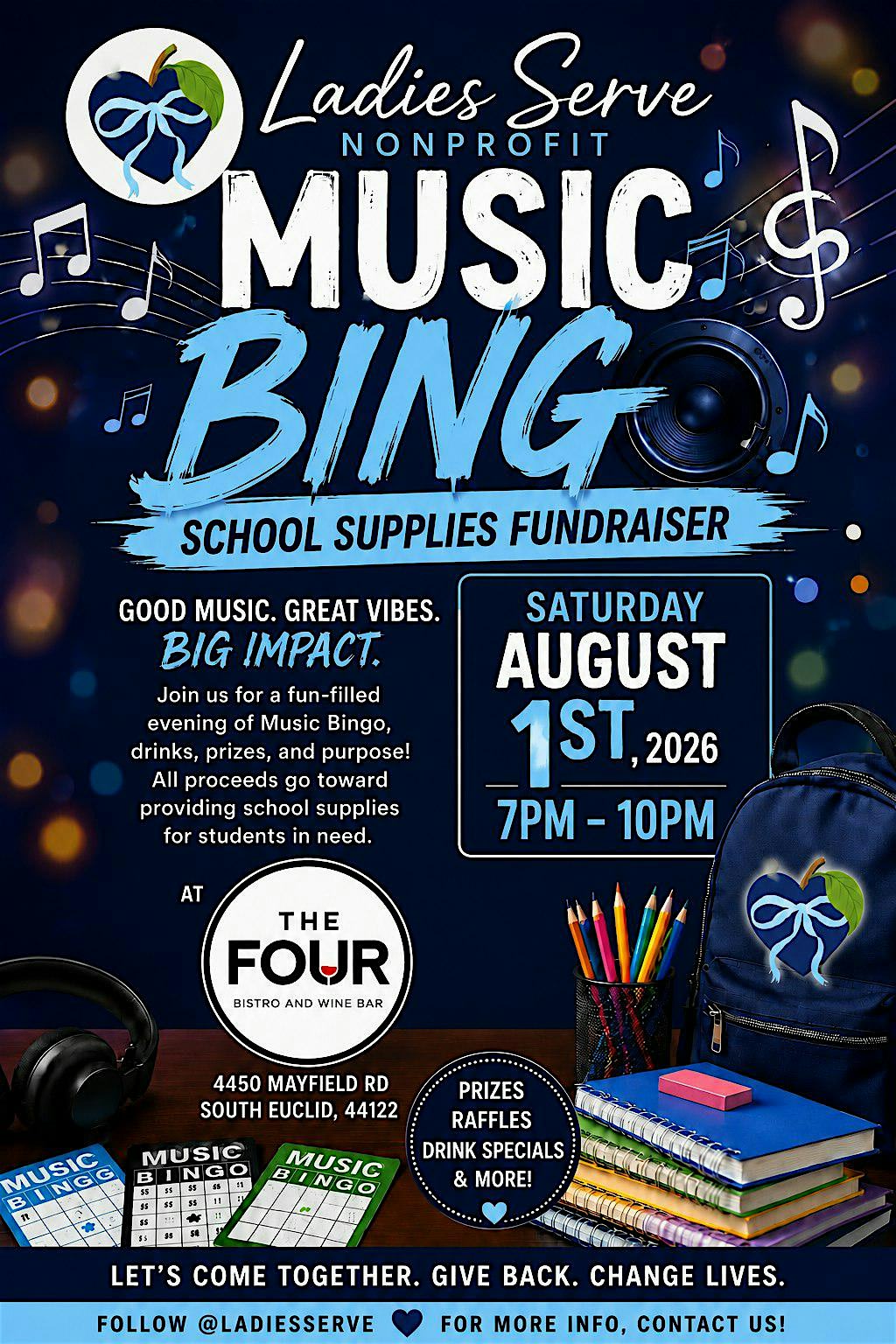 ✨ MUSIC BINGO FOR A CAUSE! ✨