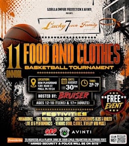 11th  Annual Food & Clothes Drive Basketball Tournament