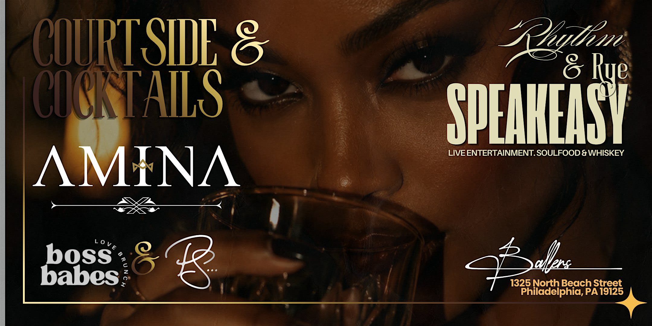 Courtside & Cocktails; Rhythm+Rye Speakeasy
