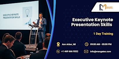 Executive Keynote Presentation Skills – 1 Day Training in Ann Arbor, MI