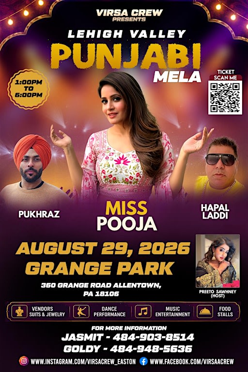 Lehigh Valley Punjabi Mela with Miss Pooja