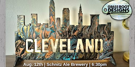 Light Up Cleveland Skyline Pour | Schnitz Ale Brewery