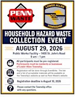 Household Hazard Waste Collection Event