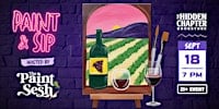 Vineyard View Paint & Sip Event at The Hidden Chapter Bookstore
