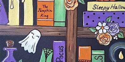 Paint with Ashley Blake “Haunted Library” Paint Night