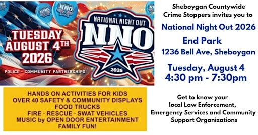 Sheboygan National Night Out 2026