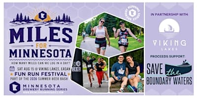 Miles for Minnesota + Summer Beer Bash | 2026 MN Brewery Running Series