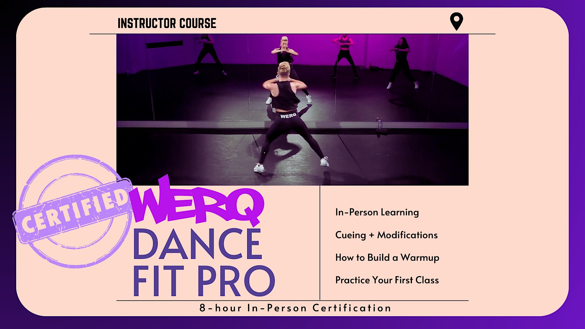 WERQ® Dance Fitness Professional Instructor Certification: PITTSBURGH, PA