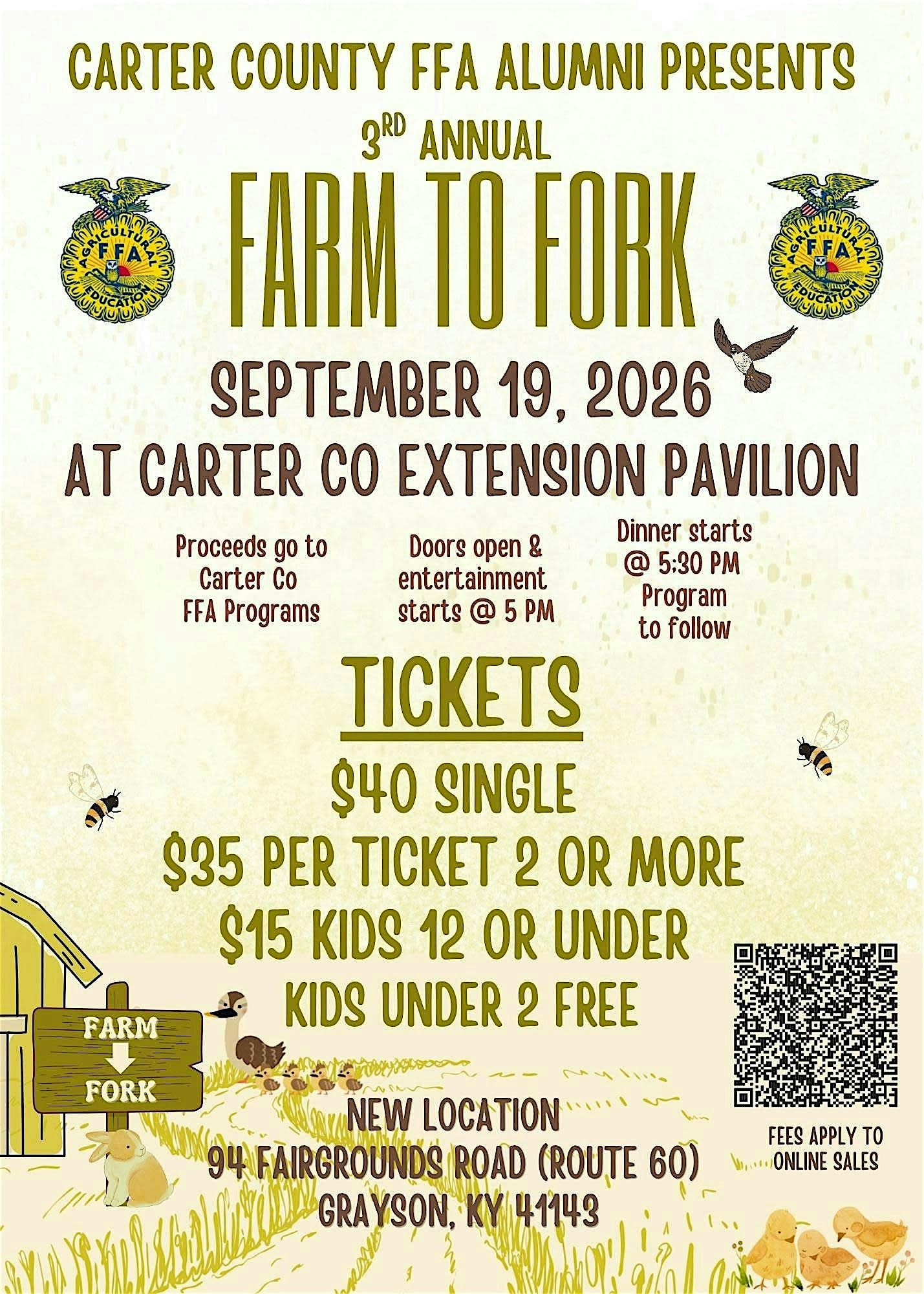 3rd Annual FFA Farm to Fork