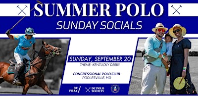 DC Polo Society | Summer Polo Sunday Socials 2026