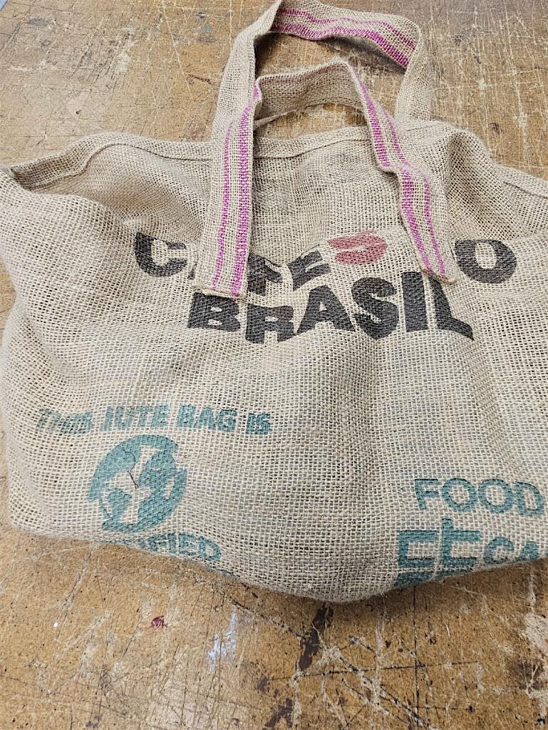 October Satchel Saturdays: Coffee Sack Tote Bag