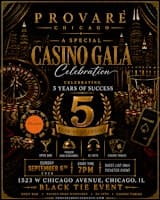 Provaré Chicago 5 Year Anniversary Casino Ball