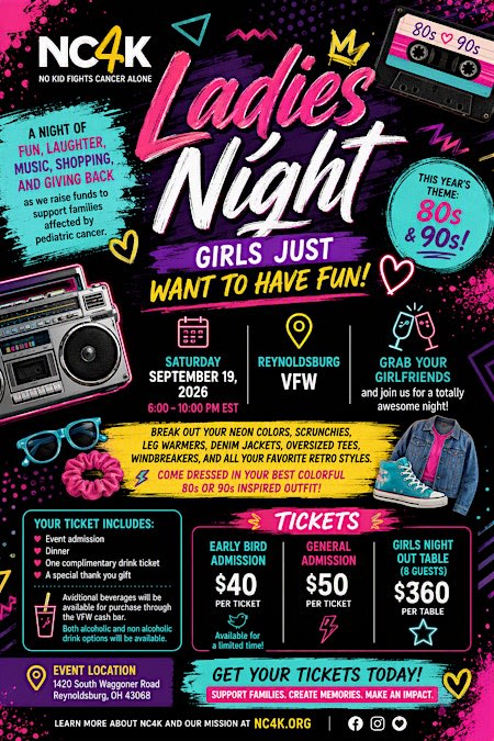 NC4K: Ladies Night/ Girls Just Want To Have Fun