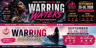 FROM GUTTER TO GLORY 2026 - WARRING WATERS