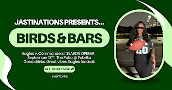 Birds & Bars: Eagles vs. Commanders Watch Party