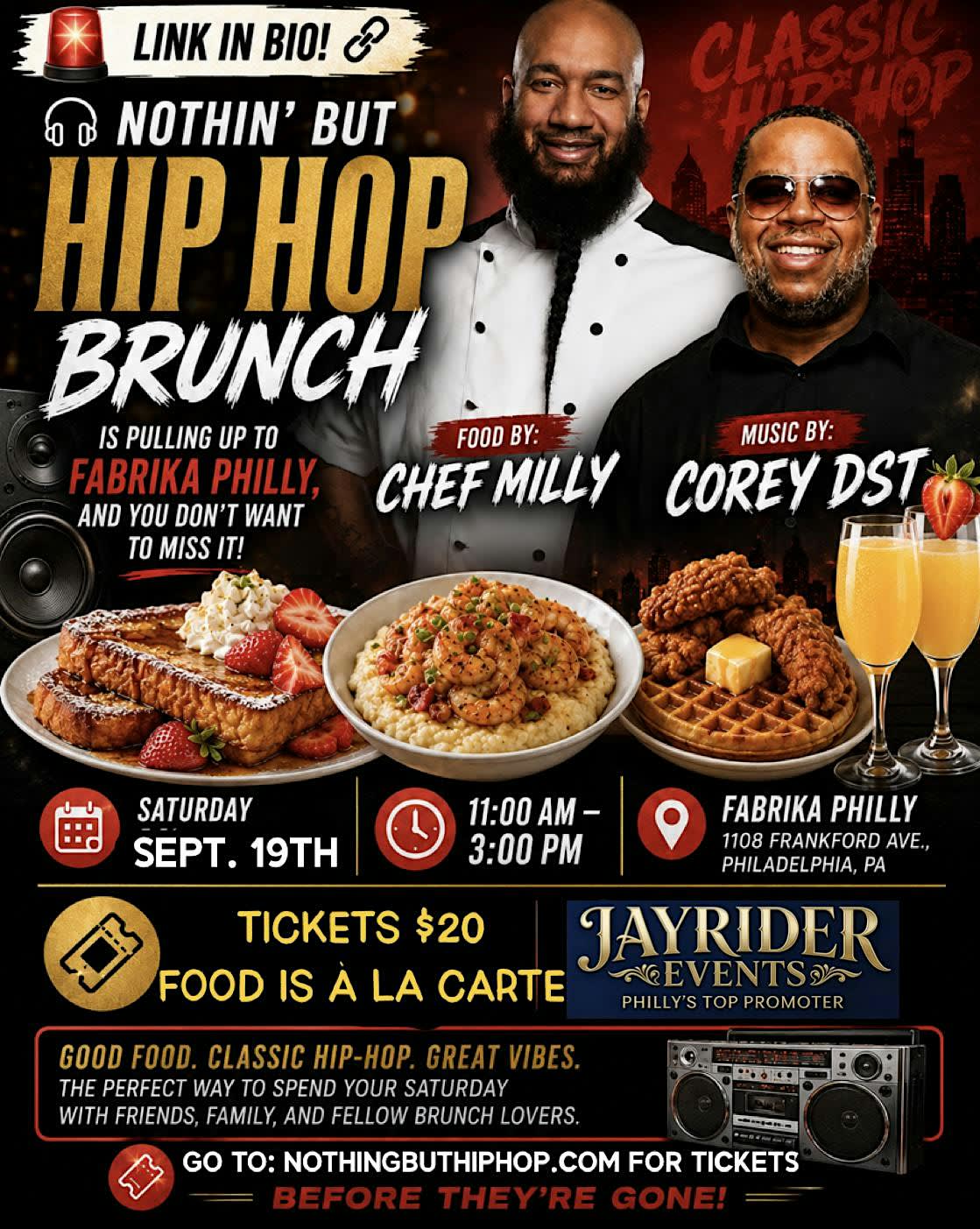 NOTHING BUT HIP HOP BRUNCH
