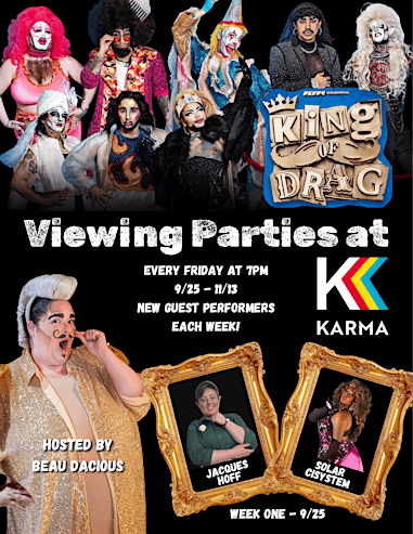 King of Drag Viewing Party - Week 1