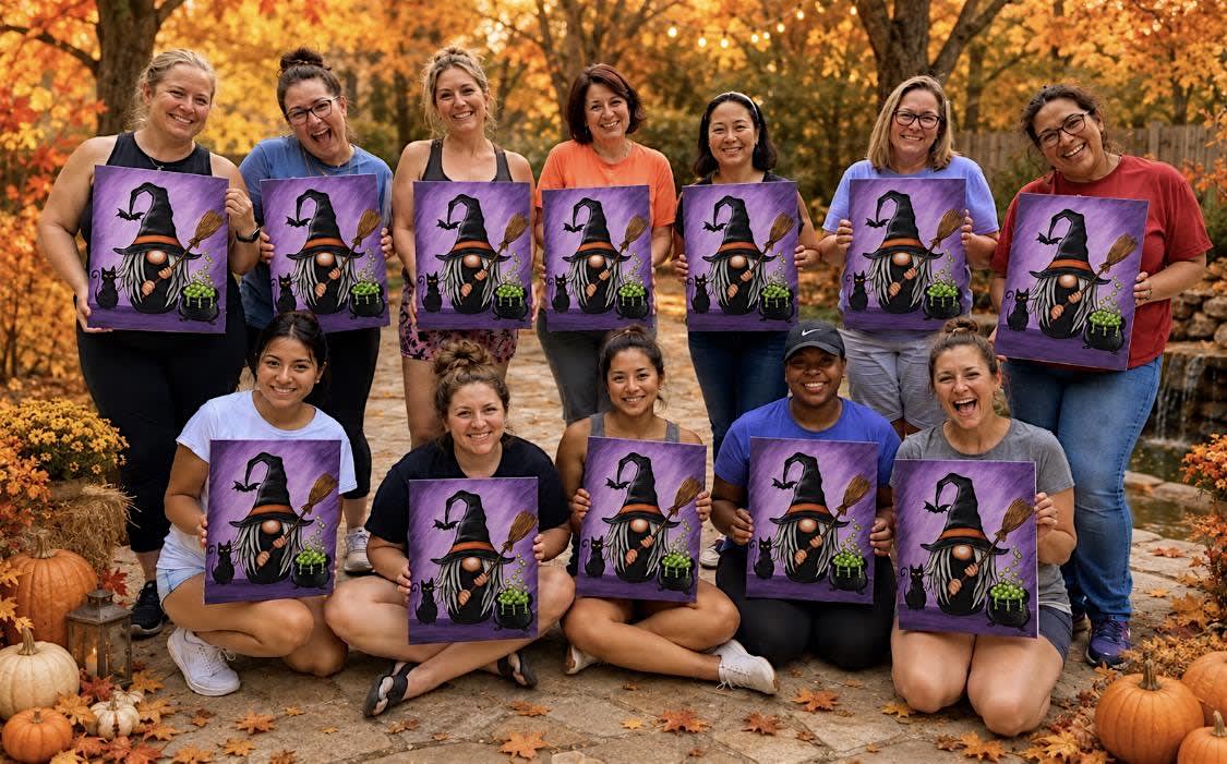 Halloween Paint and Sip and Craft
