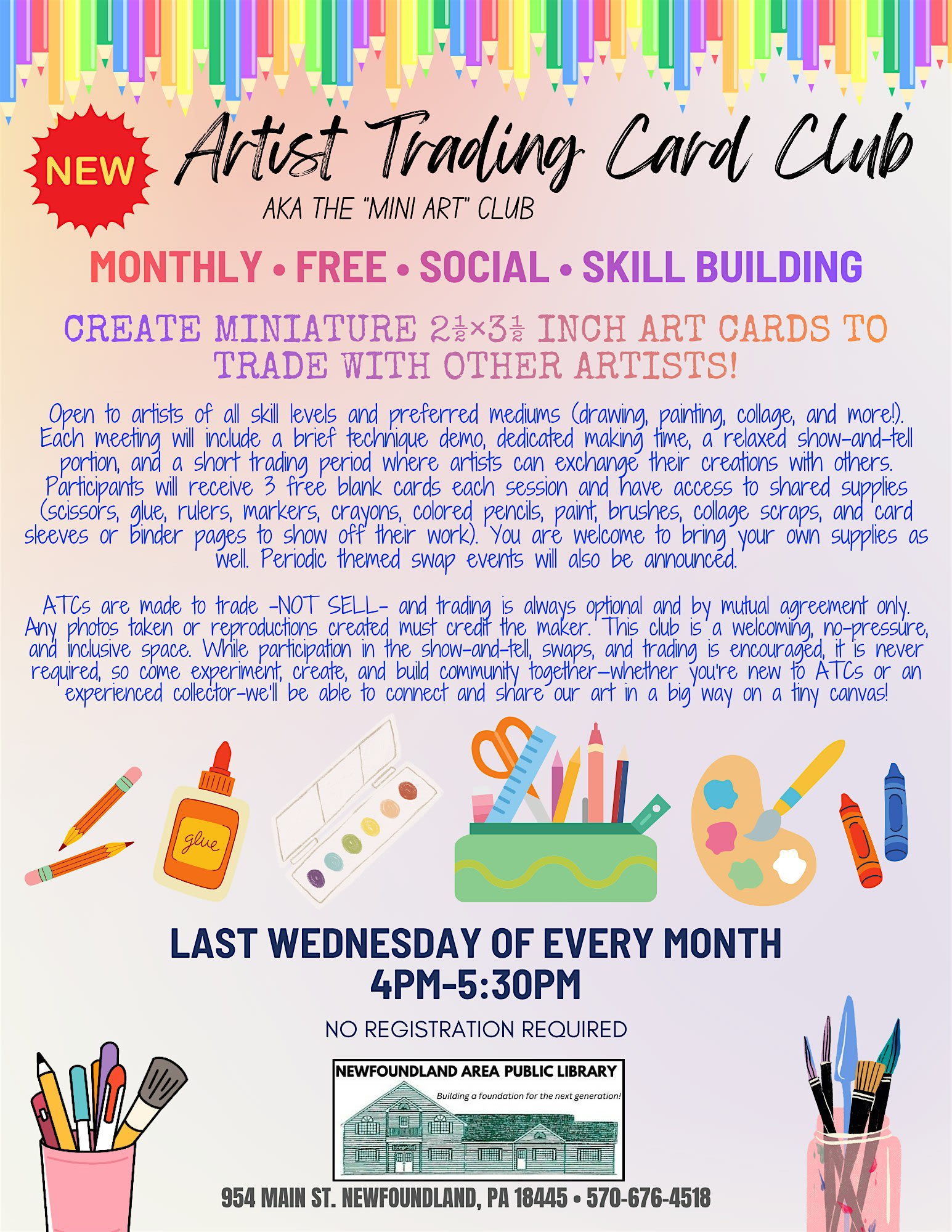ATC (Artist Trading Card) Club