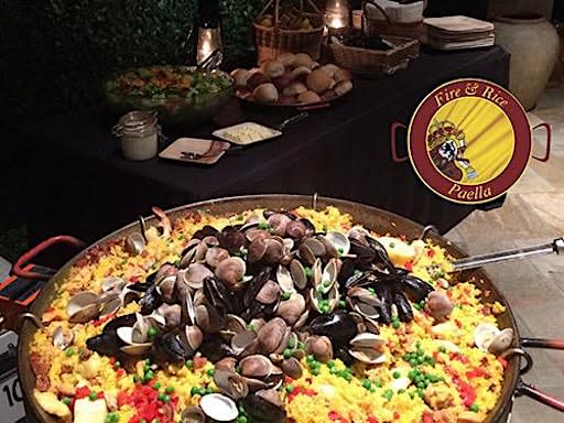 Paella with Fire and Rice Food Truck!