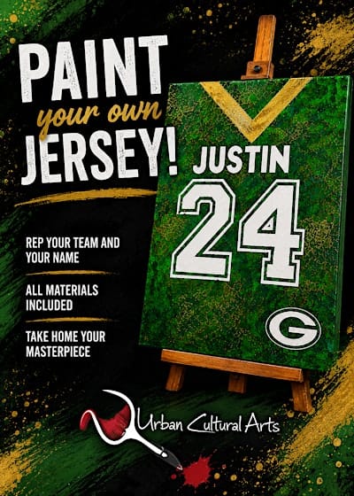 PAINT YOUR OWN JERSEY PAINT & SIP