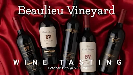 Beaulieu Vinyard Wine Tasting @ drafthouse