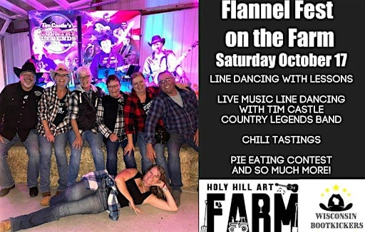 Flannel Fest Line Dancing / Holy Hill Art Farm / Hubertus- Wisconsin