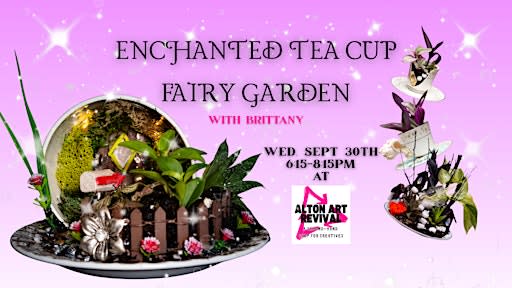 Enchanted Tea Cup Fairy Garden