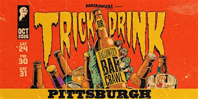 Trick or Drink: Pittsburgh Halloween Bar Crawl (3 Days)