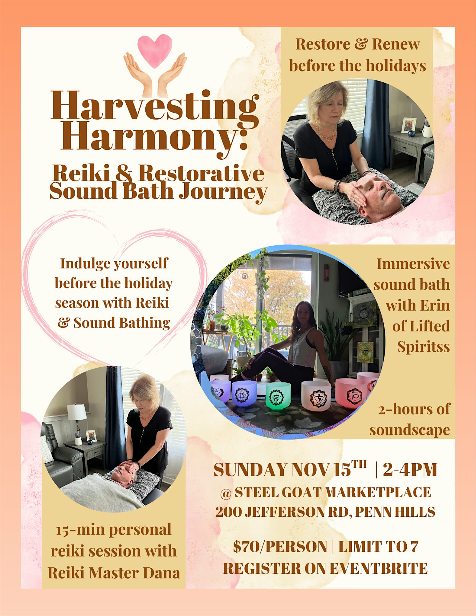 Harvesting Harmony: Reiki & Restorative Sound Bath Journey