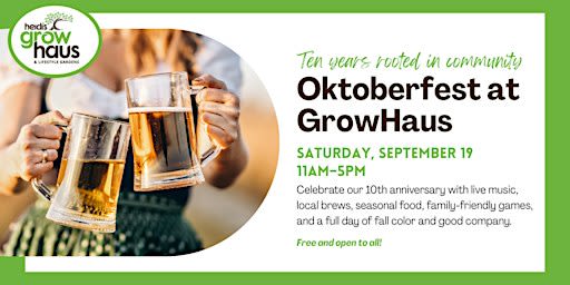 Oktoberfest at GrowHaus