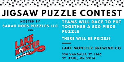 HALLOWEEN Team Jigsaw Puzzle Contest at Lake Monster Brewing - Oct 2026