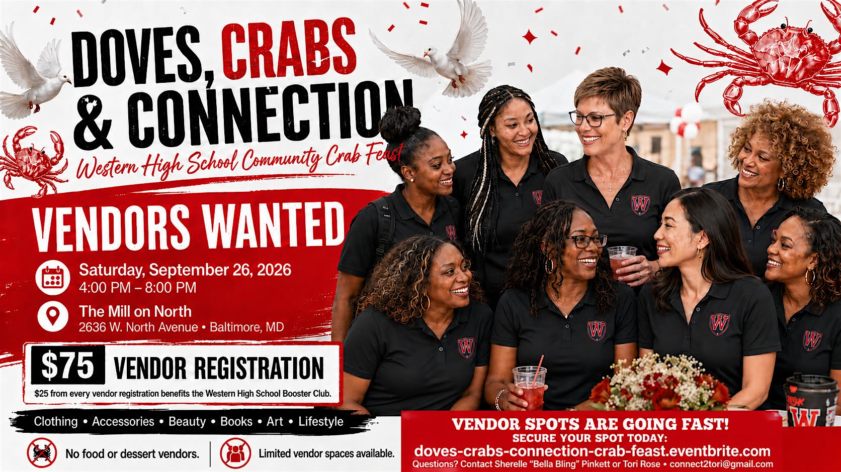 Doves, Crabs & Connection Crab Feast