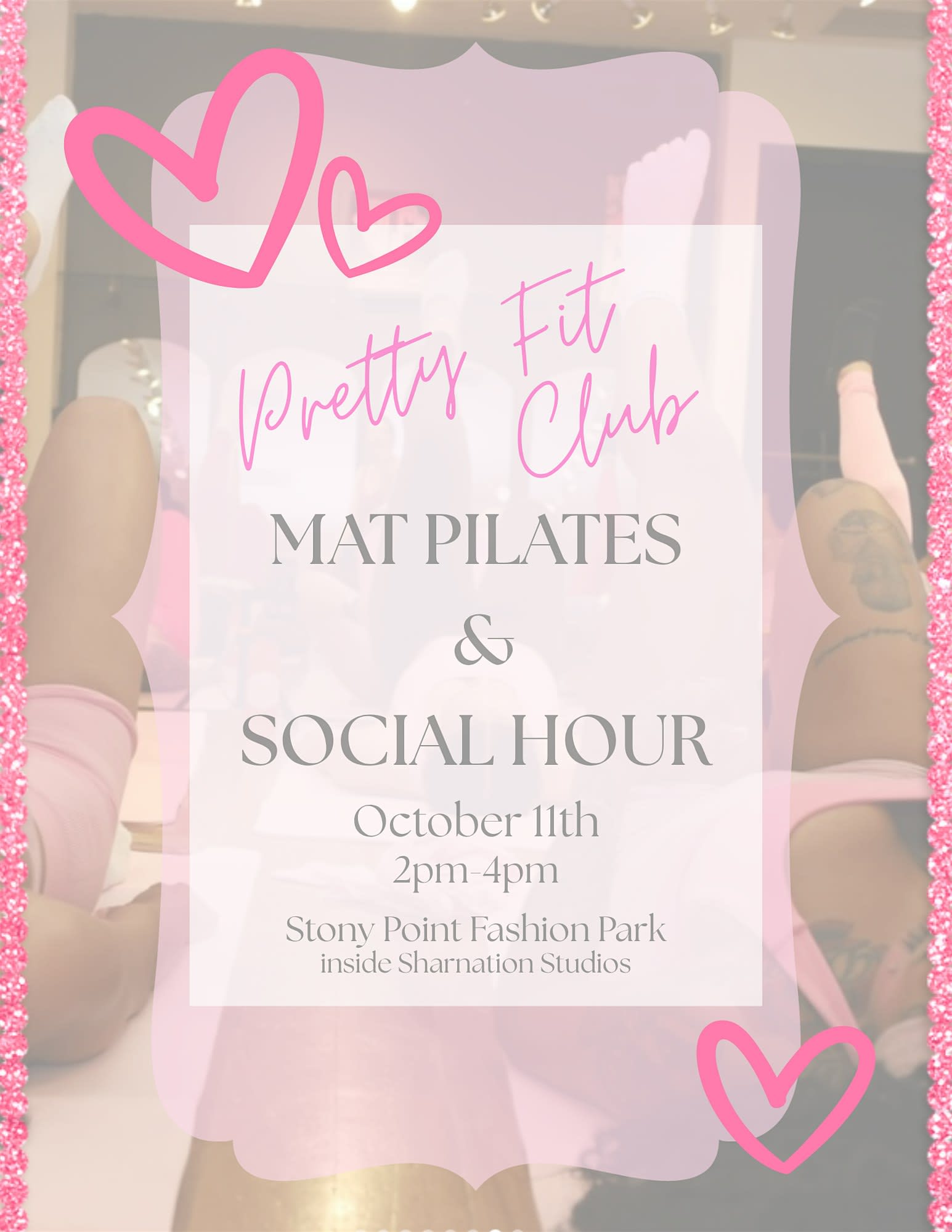 Pink Mat Pilates + Social Hour