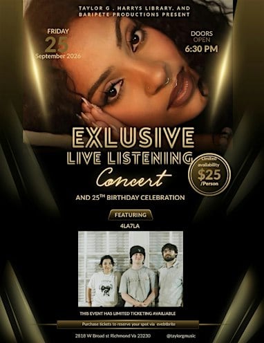 Exclusive EP Live Listening Concert