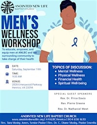 ANLBC Men's Wellness Workshop