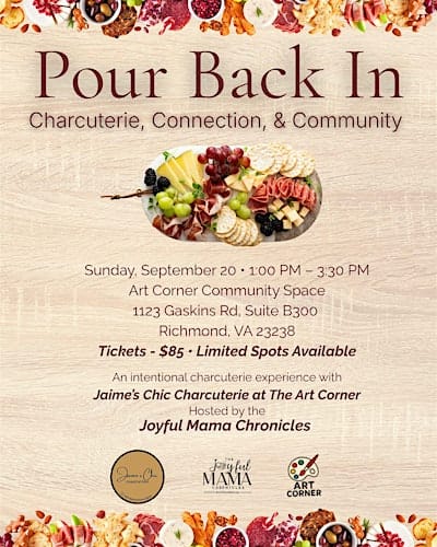 Pour Back In: Charcuterie, Connection & Community