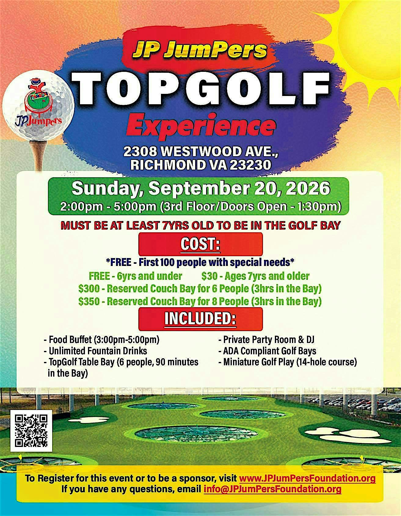 2026 JPJF TopGolf Experience