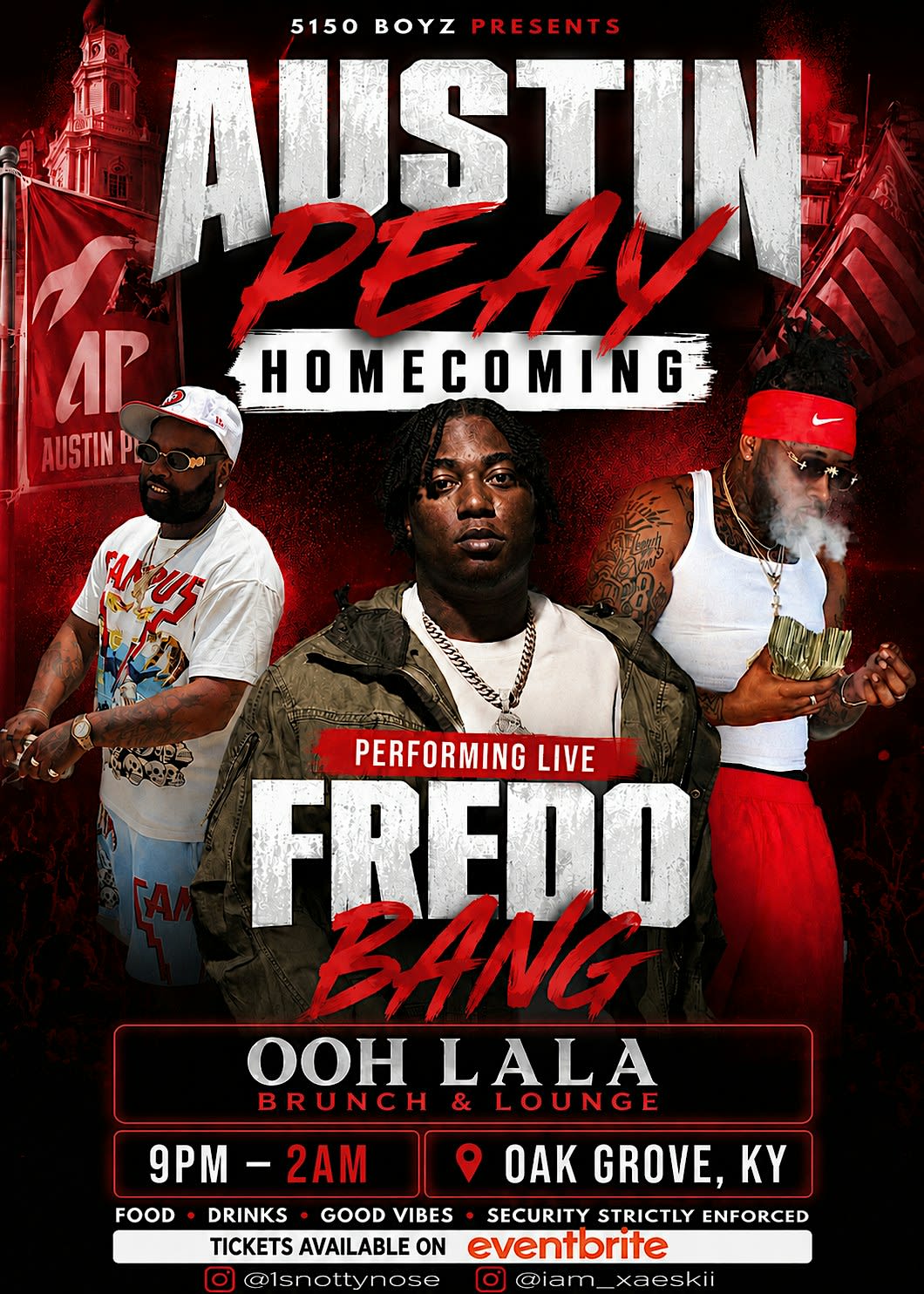 Austin Peay Homecoming (Fredo Bang Live Performance)