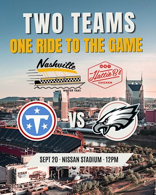 Nashville Sailgate: Titans Game Day Party Cruise