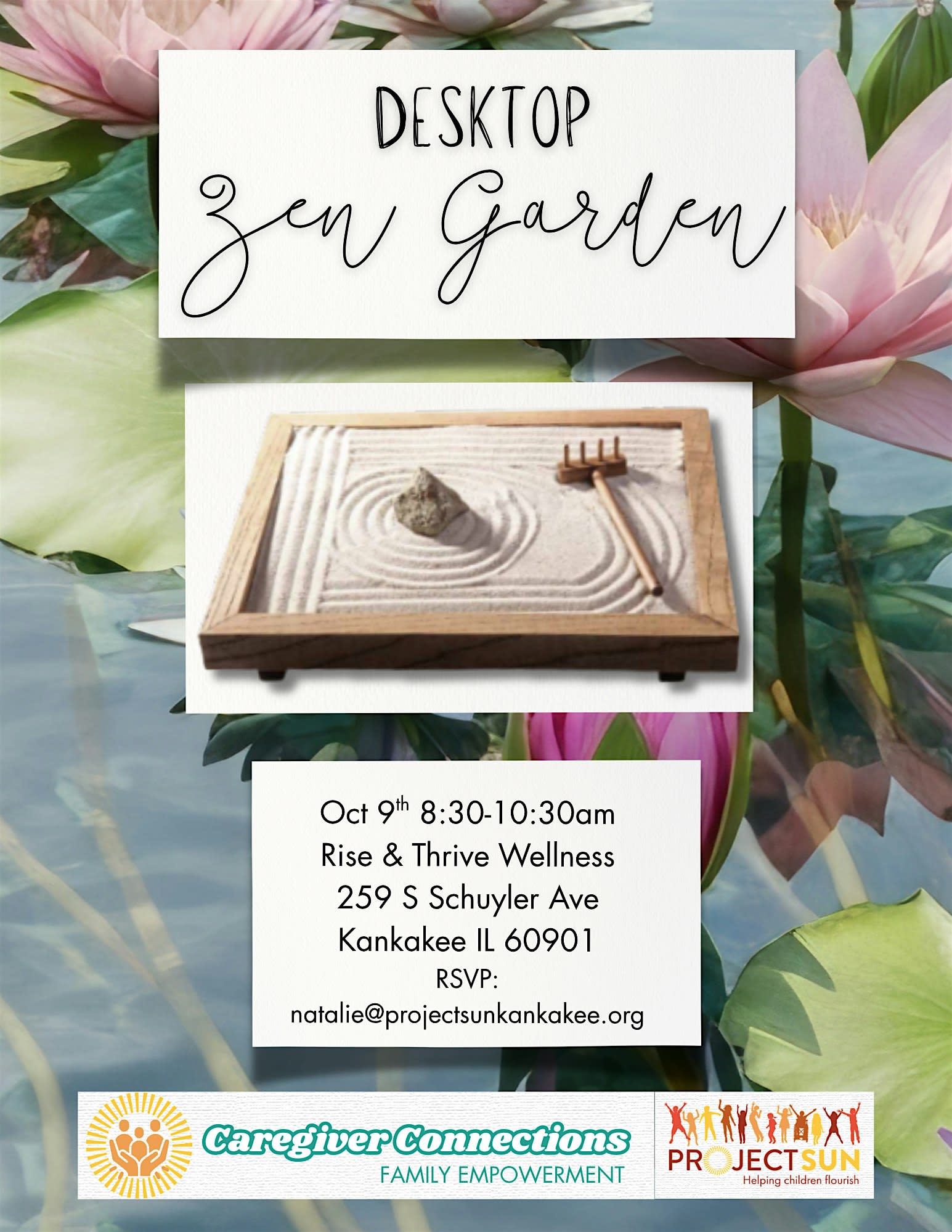 Caregiver Connections: Desktop Zen Garden