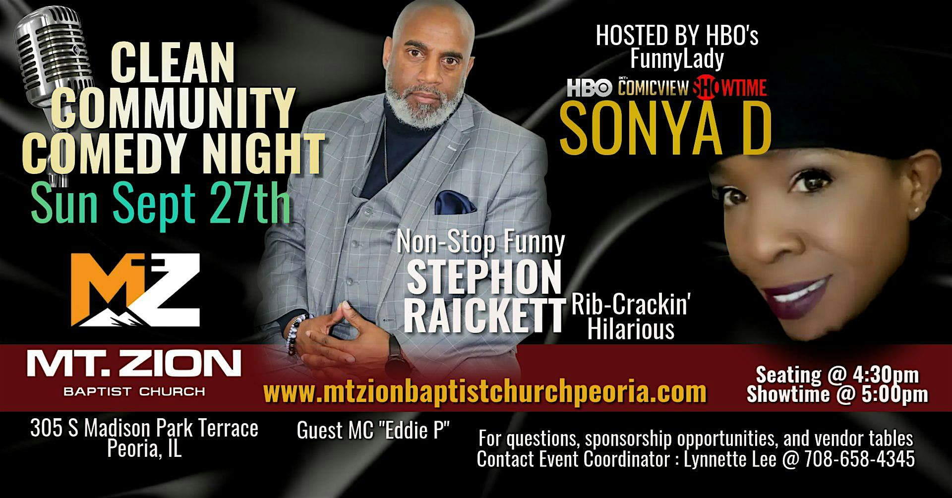CLEAN COMMUNITY COMEDY NIGHT
