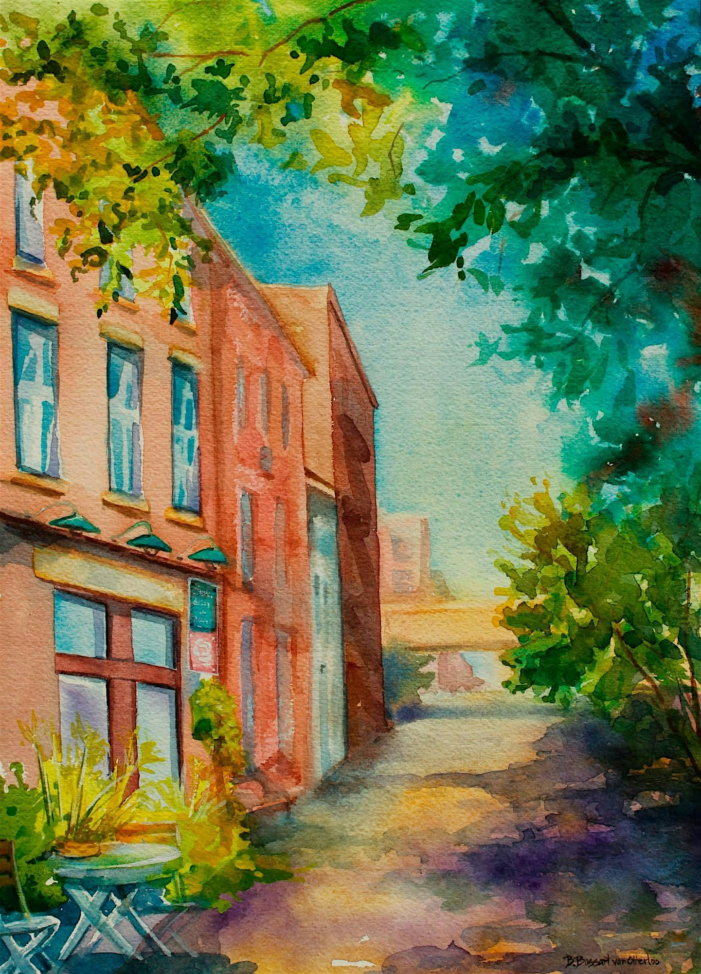 HARVEST Plein Air Watercolor Workshop with local artist
