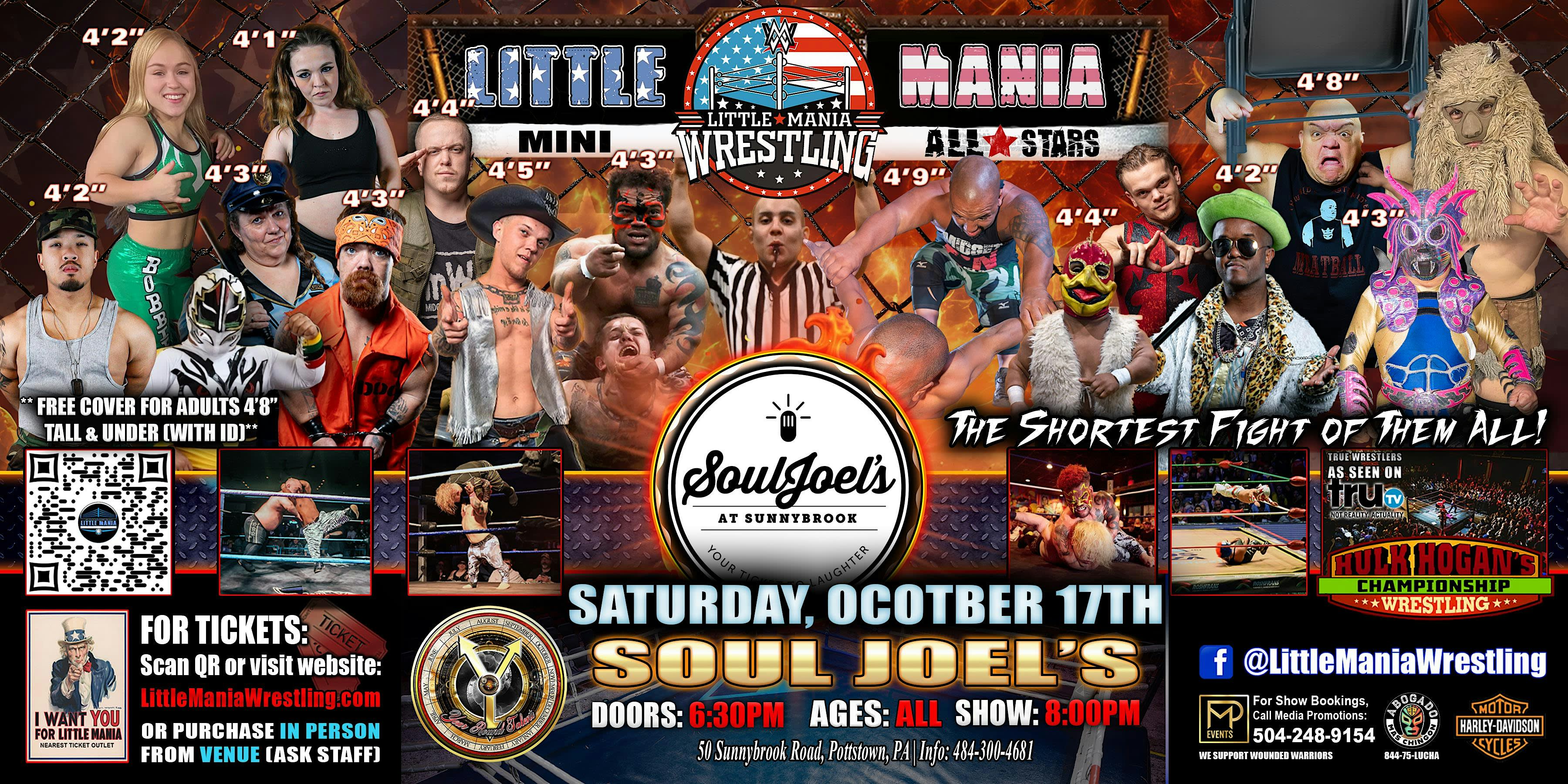 Pottstown, PA - Little Mania Mini Wrestling @Soul Joel's