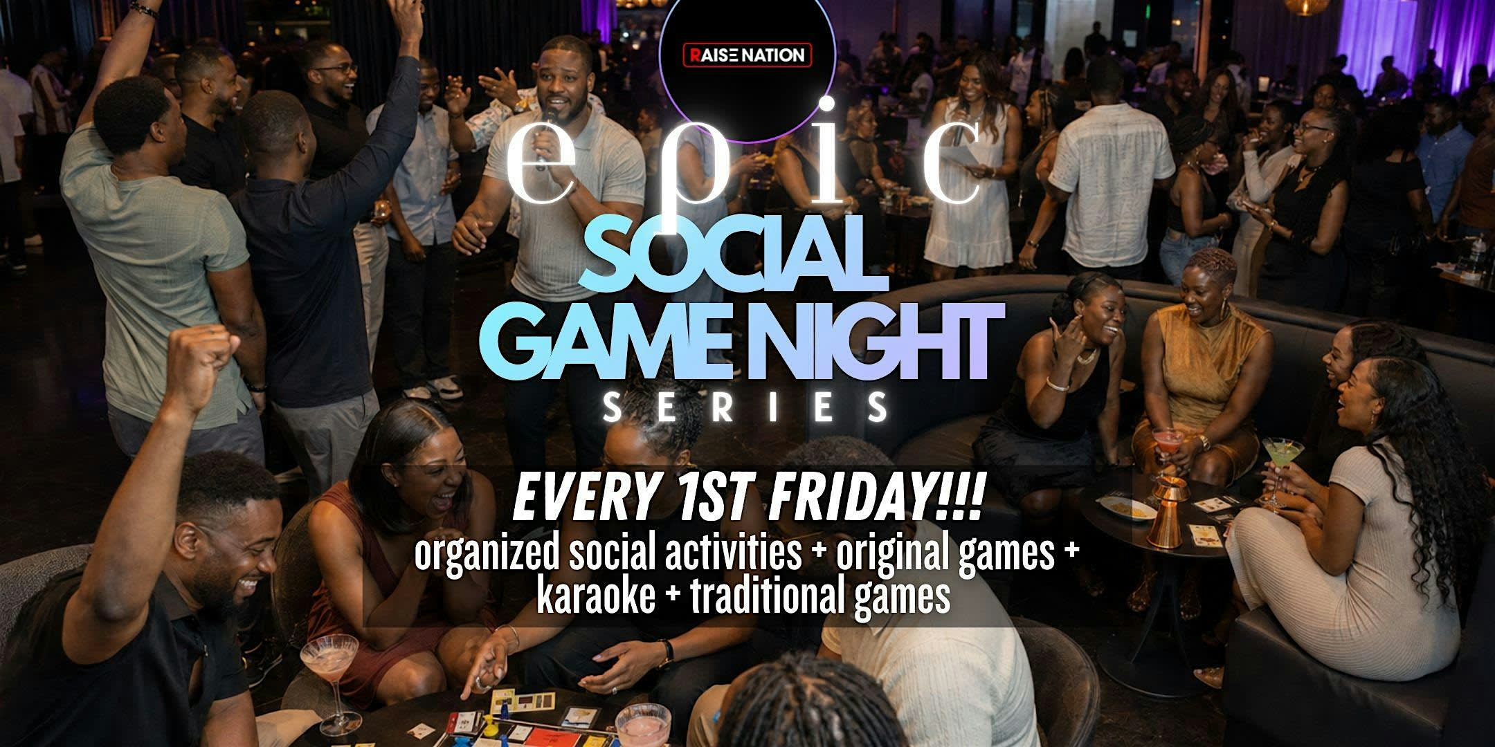 EPIC SOCIAL GAME NIGHT SERIES + AFTER PARTY!!! | DMV