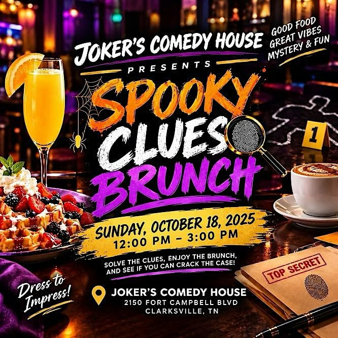 Spooky Clues Brunch (Murder Mystery Brunch)